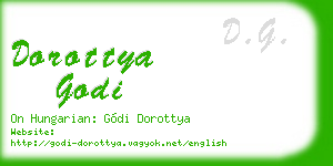 dorottya godi business card