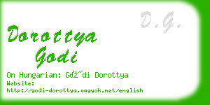 dorottya godi business card